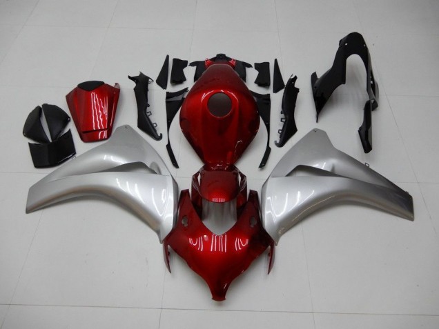 Billige Rot Silber CBR 1000 RR 2008-2011 Motorrad Verkleidungen Billige Rot Silber CBR 1000 RR 2008-2011 Motorrad Verkleidungen