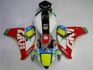 Billige Rot Weiß CBR 1000 RR 2008-2011 Motorrad Verkleidungen Komplett Sets