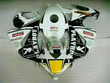 Billige Weiß Schwarz Playboy CBR 1000 RR 2008-2011 Motorrad Verkleidung