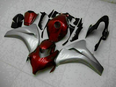 Billige Rot Silber CBR 1000 RR 2008-2011 Motorrad Vollverkleidung