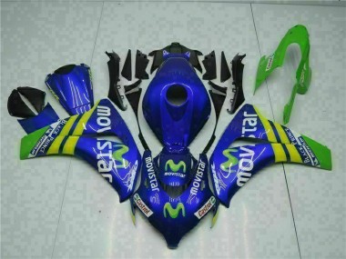 Billige Grün Blau CBR 1000 RR 2008-2011 Motorrad Verkleidungen