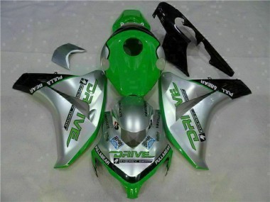 Billige Grün Silber CBR 1000 RR 2008-2011 Motorrad Verkleidungen