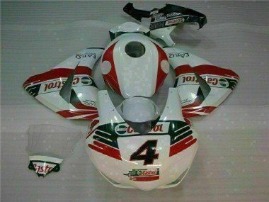 Billige Weiß Castrol 4 CBR 1000 RR 2008-2011 Motorrad Verkleidungen