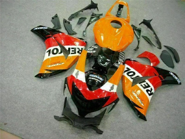 Billige Orange Repsol CBR 1000 RR 2008-2011 Motorrad Vollverkleidung Billige Orange Repsol CBR 1000 RR 2008-2011 Motorrad Vollverkleidung