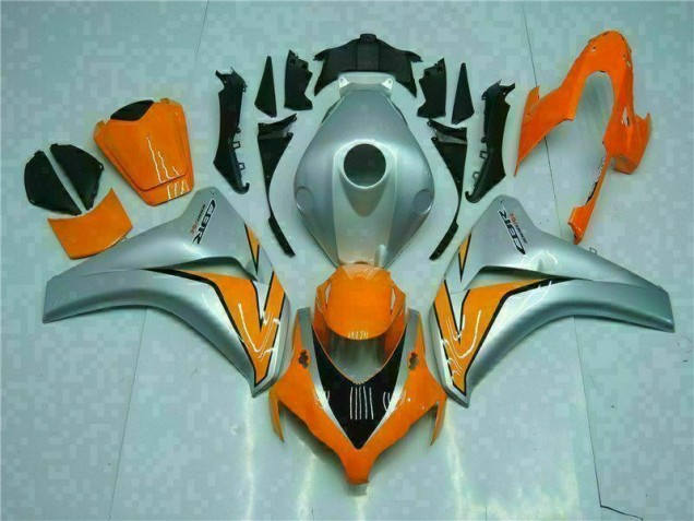 Billige Orange Silber CBR 1000 RR 2008-2011 Motorrad Verkleidungen Billige Orange Silber CBR 1000 RR 2008-2011 Motorrad Verkleidungen