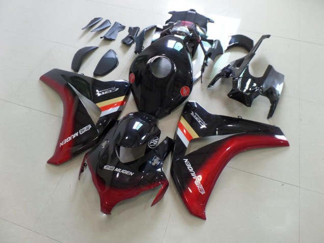 Billige Schwarz Rot Mugen CBR 1000 RR 2008-2011 Motorrad Verkleidungen Billige Schwarz Rot Mugen CBR 1000 RR 2008-2011 Motorrad Verkleidungen