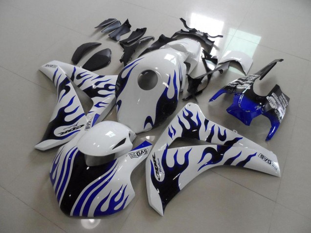 Billige Blau schwarze Flamme Rennen CBR 1000 RR 2008-2011 Motorrad Verkleidungen Billige Blau schwarze Flamme Rennen CBR 1000 RR 2008-2011 Motorrad Verkleidungen
