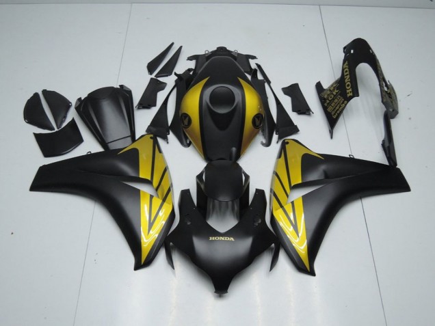 Billige Matt Schwarz und Gold CBR 1000 RR 2008-2011 Motorrad Verkleidungen Billige Matt Schwarz und Gold CBR 1000 RR 2008-2011 Motorrad Verkleidungen