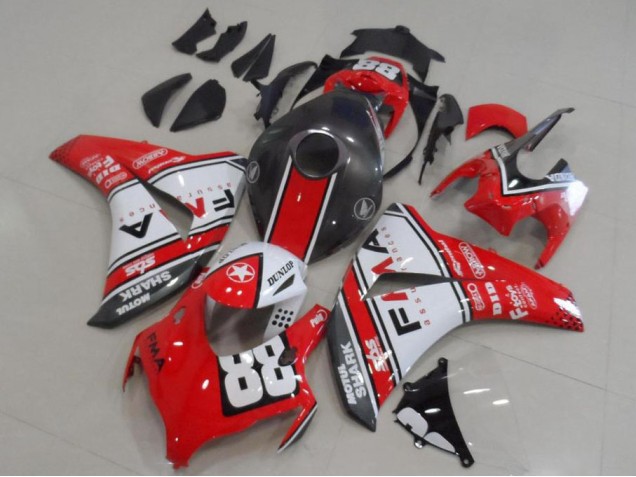 Billige Orange Fiamm 88 CBR 1000 RR 2008-2011 Motorrad Verkleidungen Billige Orange Fiamm 88 CBR 1000 RR 2008-2011 Motorrad Verkleidungen