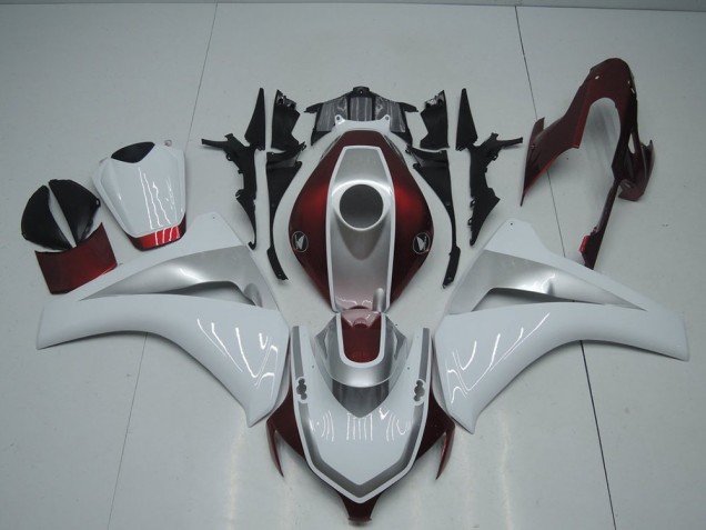 Billige Rot Weiß Und Silber CBR 1000 RR 2008-2011 Motorrad Verkleidungen Billige Rot Weiß Und Silber CBR 1000 RR 2008-2011 Motorrad Verkleidungen