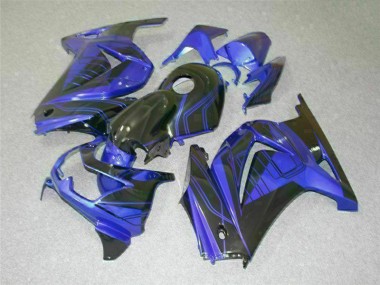 Billige Schwarz Blau EX250 2008-2012 Motorrad Verkleidung