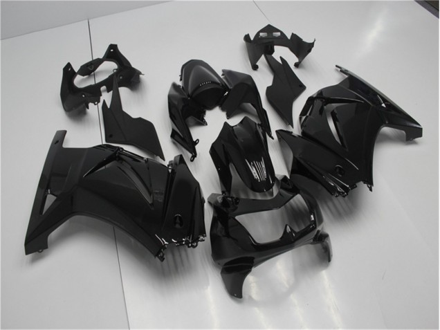 Billige Glänzend Schwarz EX250 2008-2012 Motorrad Verkleidungen Billige Glänzend Schwarz EX250 2008-2012 Motorrad Verkleidungen