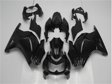 Billige Glänzend Schwarz EX250 2008-2012 Motorrad Verkleidungen