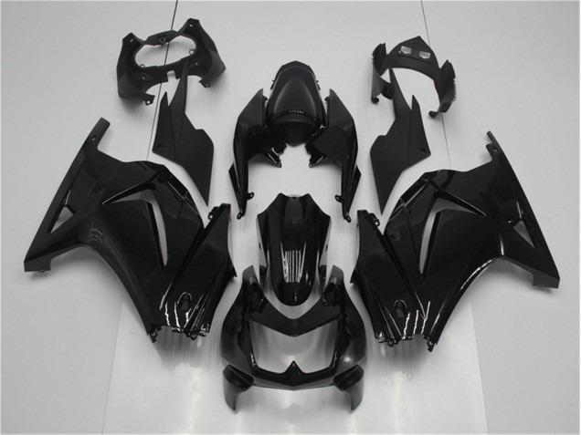 Billige Glänzend Schwarz EX250 2008-2012 Motorrad Verkleidungen Billige Glänzend Schwarz EX250 2008-2012 Motorrad Verkleidungen