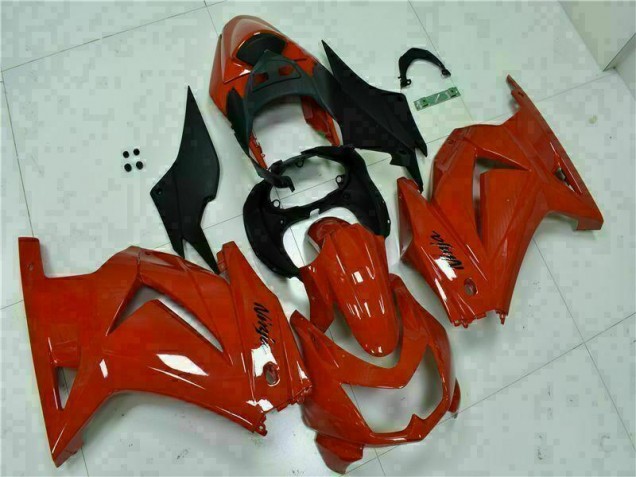 Billige Rot Schwarz Ninja EX250 2008-2012 Motorrad Verkleidungen Billige Rot Schwarz Ninja EX250 2008-2012 Motorrad Verkleidungen
