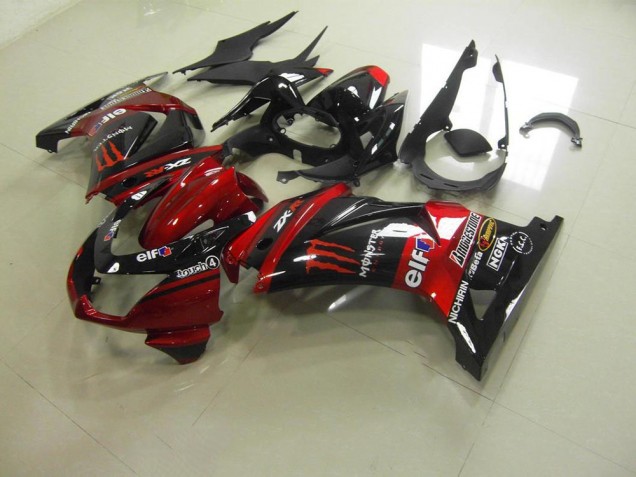 Billige Candy Rot Monster ZX 250R 2008-2012 Motorrad Verkleidungen