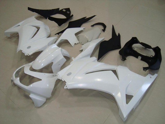 Billige Weiß ZX 250R 2008-2012 Motorrad Verkleidungen Billige Weiß ZX 250R 2008-2012 Motorrad Verkleidungen