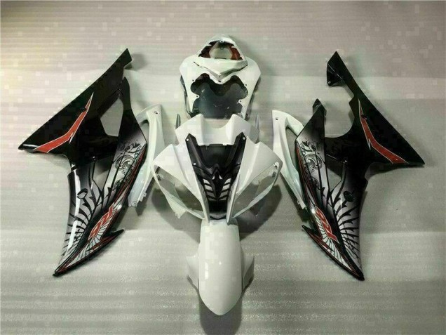 Billige Weiß Schwarz R6 2008-2016 Motorrad VollVerkleidungen & Plastik