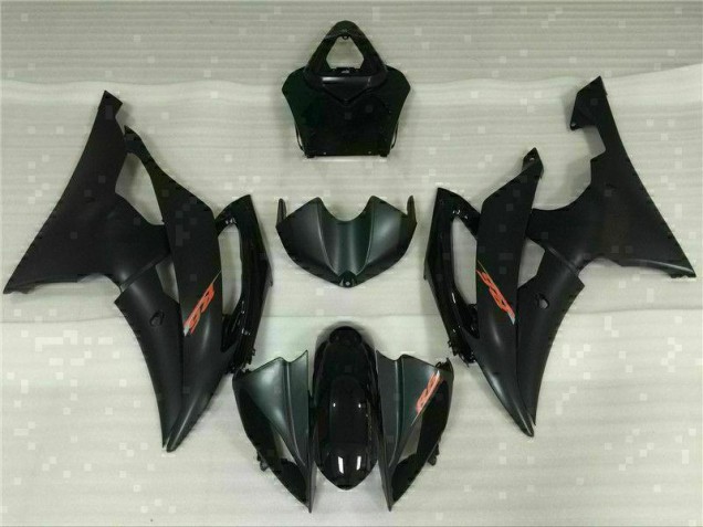 Billige Schwarz R6 2008-2016 MotorradVerkleidungen Plastik Kits