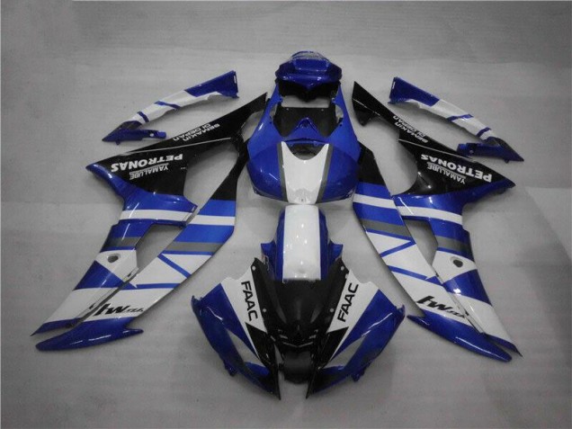 Billige Blau Weiß FAAC R6 2008-2016 Motorrad Verkleidungen