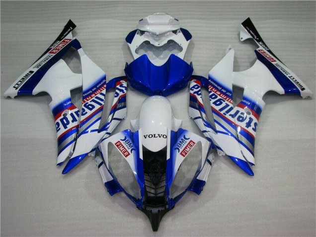 Billige Weiß Blau Sterilgarda Volvo R6 2008-2016 Motorrad Verkleidungen