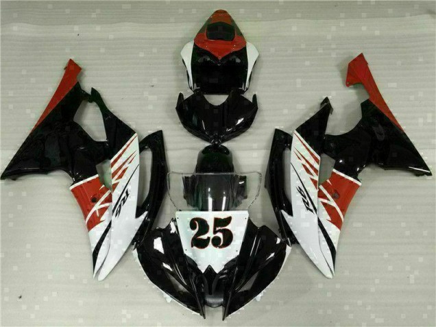 Billige Weiß Schwarz R6 2008-2016 Motorrad Vollverkleidung