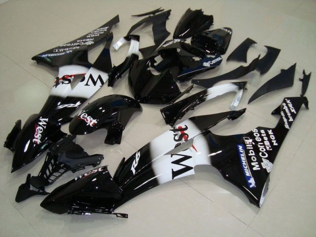 Billige Schwarz West R6 2008-2016 Motorrad Verkleidungen