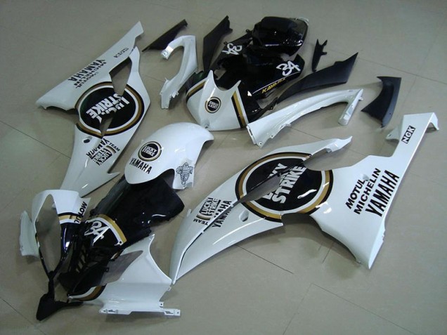 Billige Schwarzer Lucky Strike R6 2008-2016 Motorrad Verkleidungen