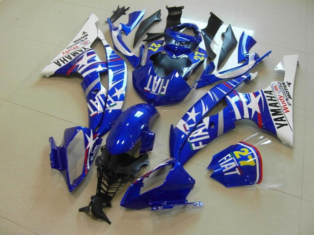 Billige Blau Star Fiat R6 2008-2016 Motorrad Verkleidungen