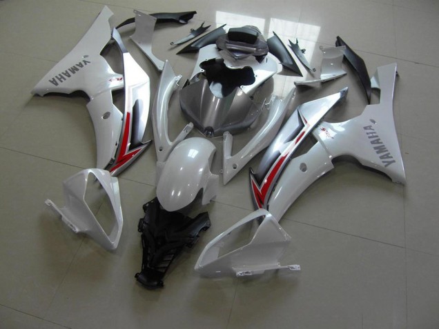 Billige Perl Weiß Silber R6 2008-2016 Motorrad Verkleidungen