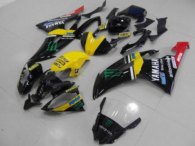 Billige Gelb Monster R6 2008-2016 Motorrad Vollverkleidung