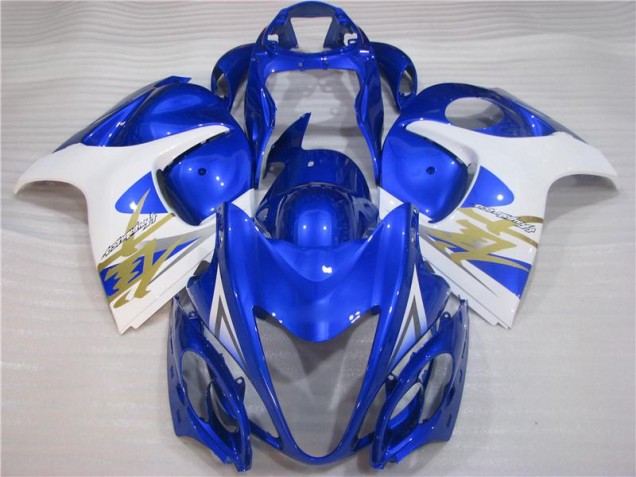 Billige Blau Weiß GSXR 1300 Hayabusa 2008-2019 Motorrad Vollverkleidung Billige Blau Weiß GSXR 1300 Hayabusa 2008-2019 Motorrad Vollverkleidung