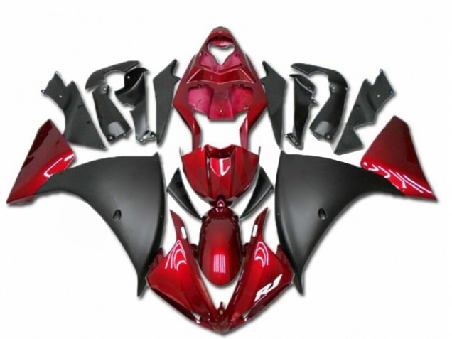 Billige Rot Schwarz R1 2009-2011 Motorrad Verkleidungen Billige Rot Schwarz R1 2009-2011 Motorrad Verkleidungen
