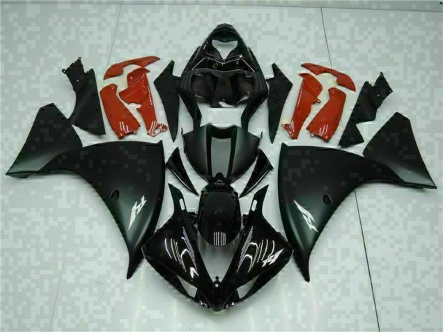 Billige Schwarz Rot R1 2009-2011 Motorrad Verkleidung Billige Schwarz Rot R1 2009-2011 Motorrad Verkleidung