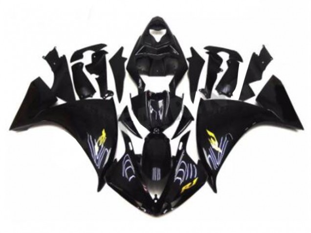 Billige Schwarz R1 2009-2011 Motorrad Verkleidungen