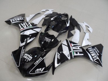 Billige Schwarz Weißer Fiat R1 2009-2011 Motorrad Verkleidung