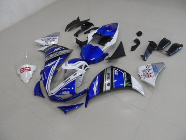Billige Blau Weiß R1 2009-2011 Motorrad Vollverkleidung
