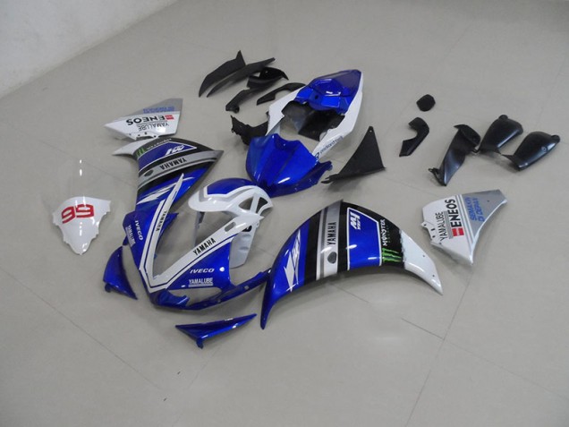 Billige Blau Weiß R1 2009-2011 Motorrad Vollverkleidung