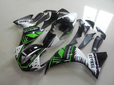 Billige Weiß Grün Monster R1 2009-2011 Motorrad Verkleidungen
