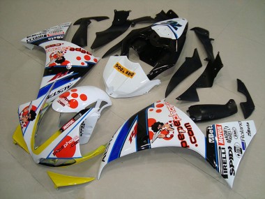 Billige Weiß Schwarz Pepe Phone R1 2009-2011 Motorrad Verkleidungen