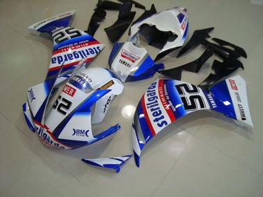 Billige Weiß Schwarz Sterilgarda R1 2009-2011 Motorrad Verkleidungen