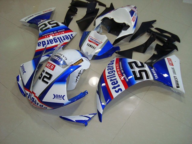 Billige Weiß Schwarz Sterilgarda R1 2009-2011 Motorrad Verkleidungen Billige Weiß Schwarz Sterilgarda R1 2009-2011 Motorrad Verkleidungen