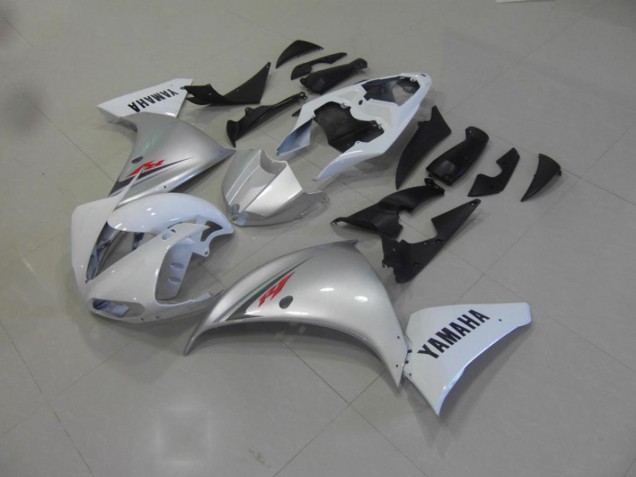 Billige Weiß Silber R1 2009-2011 Motorrad Verkleidungen Billige Weiß Silber R1 2009-2011 Motorrad Verkleidungen