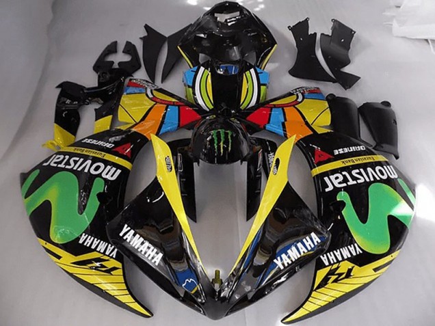 Billige Rossi Movistar R1 2009-2011 Motorrad Verkleidungen Billige Rossi Movistar R1 2009-2011 Motorrad Verkleidungen