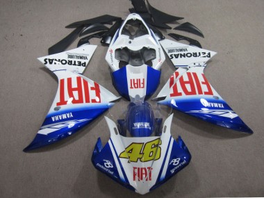 Billige Blau Weiß Fiat 46 R1 2009-2011 Motorrad Verkleidungen