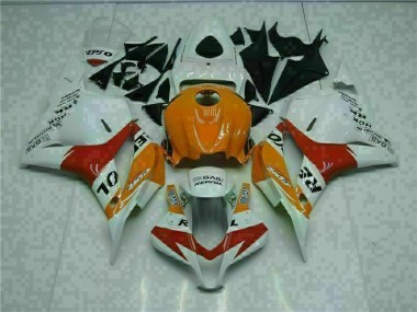 Billige Weiß Orange Repsol CBR 600 RR 2009-2012 Motorrad Verkleidungen