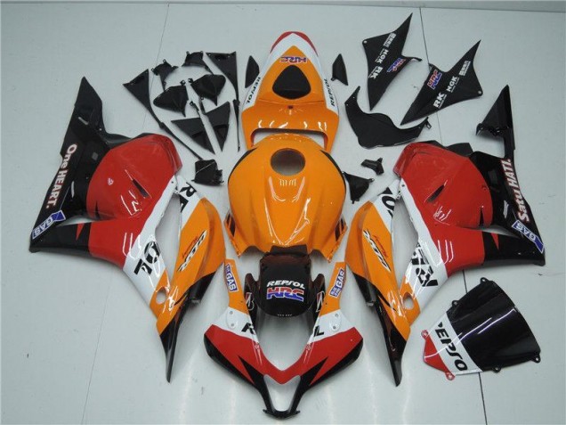 Billige Orange Rot Schwarz Repsol CBR 600 RR 2009-2012 Motorrad Verkleidungen