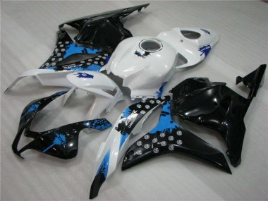 Billige Schwarz Weiß Blau CBR 600 RR 2009-2012 Motorrad Verkleidungen