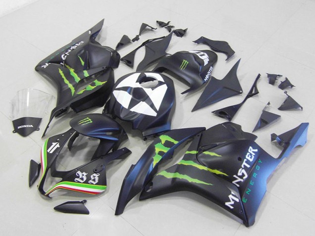 Billige Monster Matt Schwarz CBR 600 RR 2009-2012 Motorrad Verkleidungen