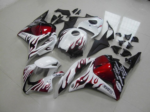 Billige Rote Schwarz Flamme CBR 600 RR 2009-2012 Motorrad Verkleidungen